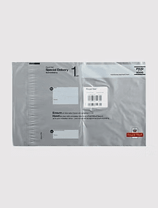 Tracked postal pack for sending gold and jewellery to TextGold